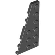 Lego destička šikmá 6x3 klín levý, černá (4283047)